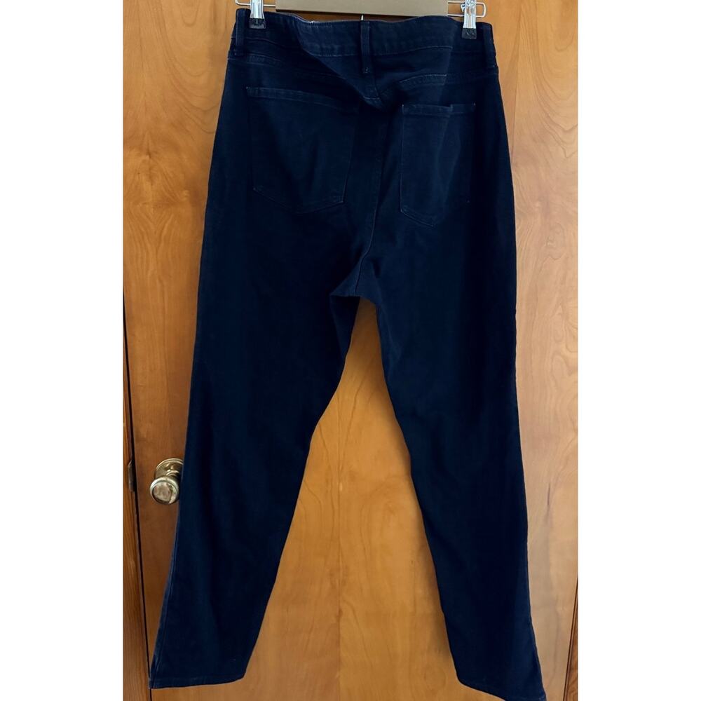 Old Navy High Rise WOW Straight Jeans Black Womens Size 14 Long Excellent
